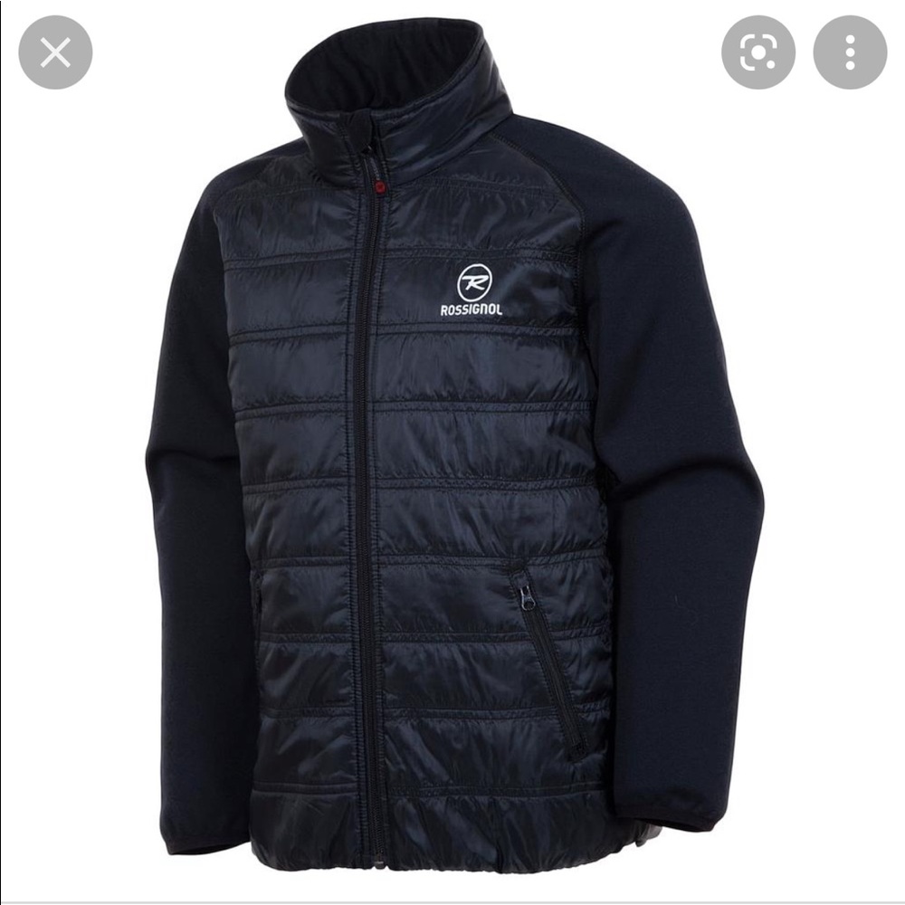 Rossignol boys size 10 quilted zip up jacket NWOTS